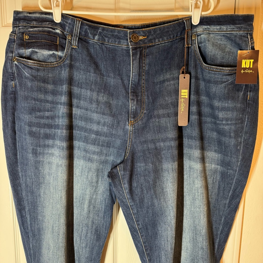Kut From The Kloth Jeans Katy Boyfriend Denim Plus Size 24 W - Picture 4 of 7